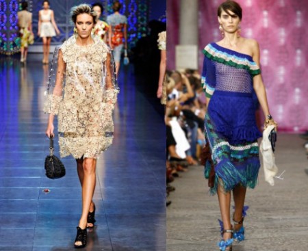 Tendência 2012 – Crochê e macramê são destaques na moda internacional
