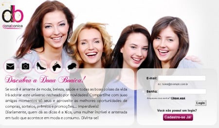 Lançamento para elas – DonaBonica, um clube de compras interativo para mulheres