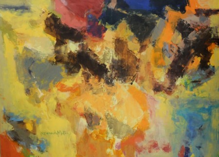 Síntese e gestualidade de Normando Martinez  na Jô Slaviero & Guedes Galeria de Arte