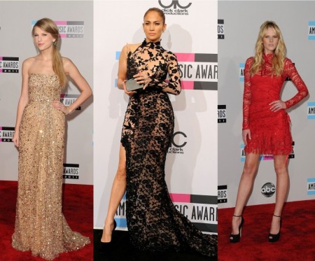 Confira os vestidos de festa que passaram pelo AMA 2011
