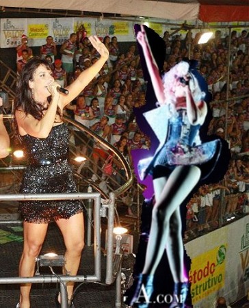 Lady Gaga em versão axé