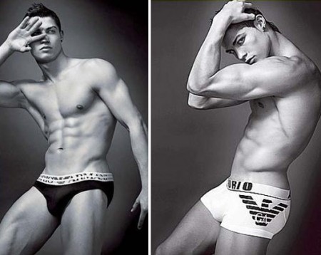 Cristiano Ronaldo e Armani – Muito Charme e Pouca Roupa