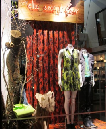 Fotos de vitrines e fachadas de lojas da Oscar Freire decoradas para o Inverno 2012