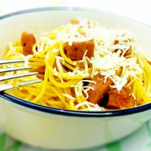 Spaghettini com ragu toscano