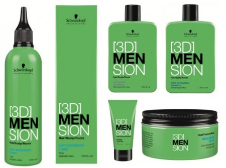 Schwarzkopf Professional apresenta linha exclusiva para homens: [3D]MENSION