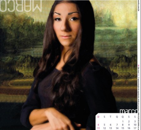 Translendário – Calendário com travestis revisita obras primas