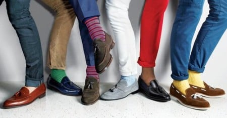 Sapatos masculinos  – Pés coloridos também para os homens, tendências para todos os estilos