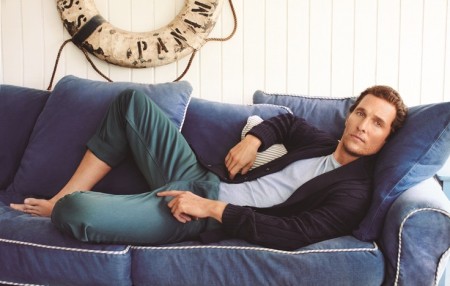 Matthew McConaughey fotografa campanha de Verão 2013 de moda masculina