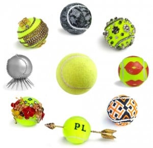 Turma da Vogue customiza bolas de tênis do U.S. Open