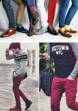 Moda masculina – Saiba como usar a tendência das calças coloridas