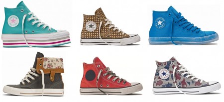 Flatforms, solados transparentes e tênis “surrados” – Converse All Star apresenta Inverno 2013