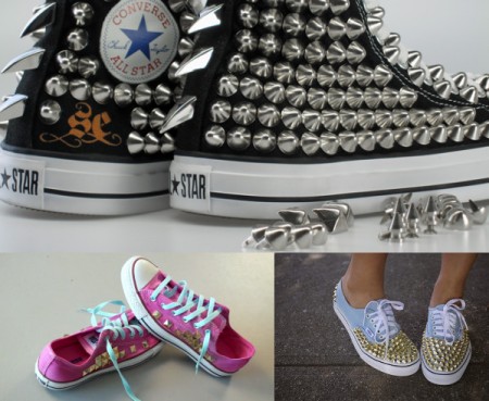 Faça você mesmo – Customização de All Star com spikes passo a passo