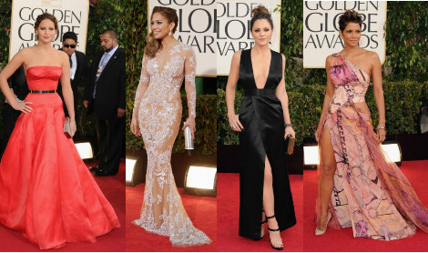 Vestidos de Festa do Globo de Ouro 2013 - Confira os looks das estrelas de  Hollywood no tapete vermelho | Fashion Bubbles