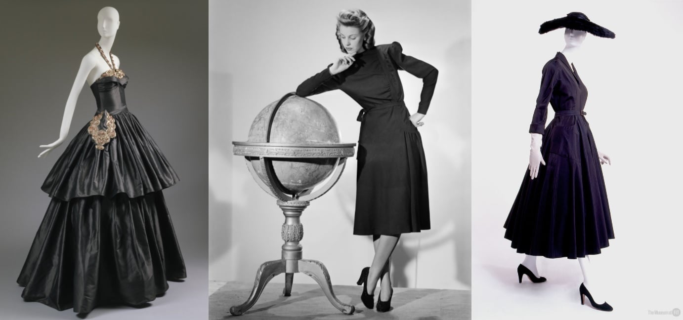 Modelos de vestido dos anos 40