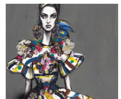 Dolce & Gabbana apresenta impressões da  coleção de Spring 2013 em forma de ilustrações