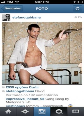 Homenagem de Stefano Gabbana para Sergio K