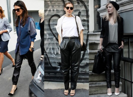 Jogging Leather Pants – Calça de couro em nova modelagem é tendência no inverno