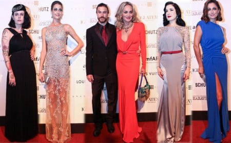 Confira os vestidos de festa das famosas em noite de gala na AmfAr