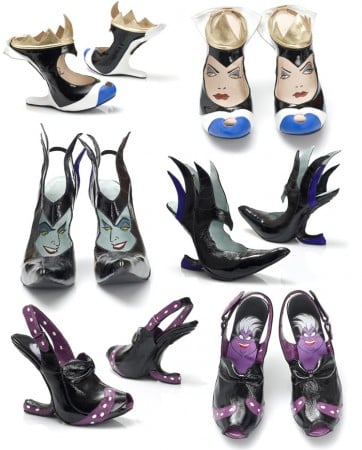 Estilista cria calçados inspirados pelas bruxas da Disney