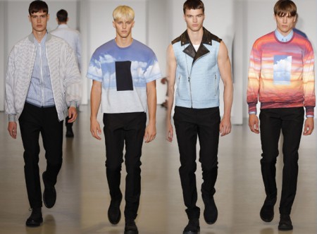Calvin Klein Collection apresenta seu desfile Masculino Spring14 em Milão