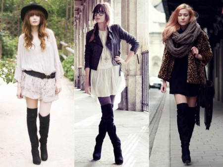 Botas – Confira como usar a Over the Knee, tendência no inverno