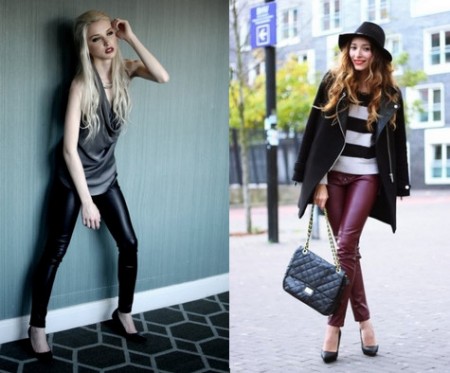 Calça de couro – Uma peça coringa para arrasar em qualquer look