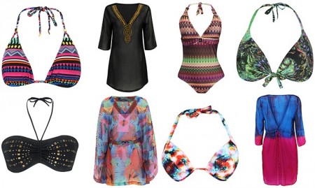 Moda praia Verão 2014 – Renner mostra biquínis, maiôs e saídas de praia