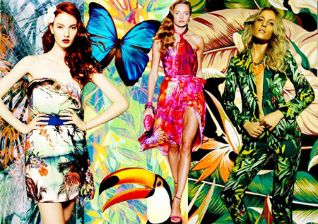 Tendências e Coleções Verão 2014 – As estampas que estarão na moda, lookbooks e campanhas de grandes grifes
