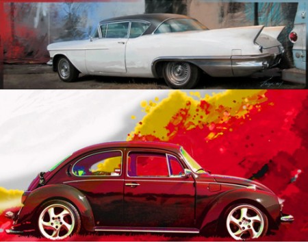 Para quem ama carros clássicos – Designer automotivo expõe trabalhos artísticos em São Bernardo