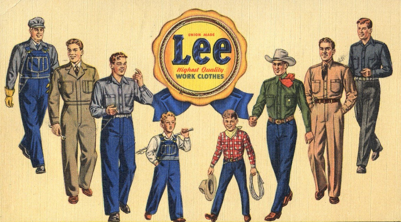 Publicidade Jeans Lee. História do Jeans.