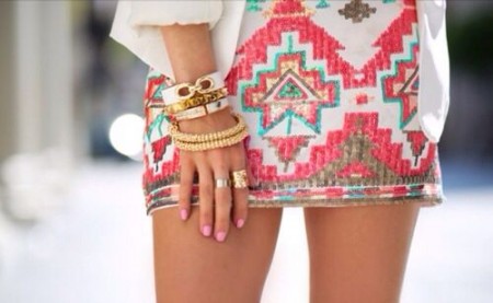 Aztec print – Looks para o Verão 2014 e passo a passo faça você mesmo!
