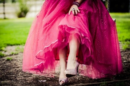 Vestidos de festa rosa, magenta e fúcsia – Tendências 2014