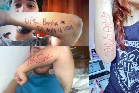 #ProjetoBarbaraEvans – Internautas fazem sátira de tatuagens da filha de Monique Evans