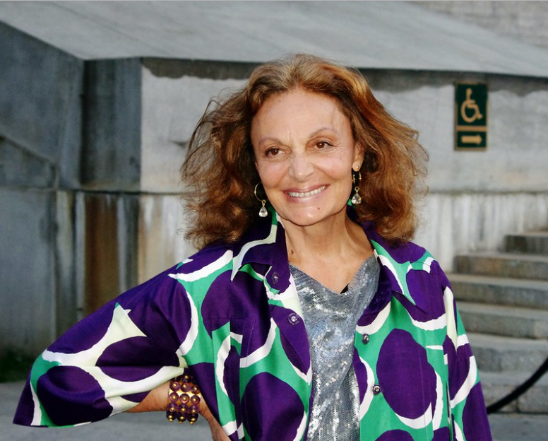 Diane von Furstenberg no Tribeca Film Festival de 2012 