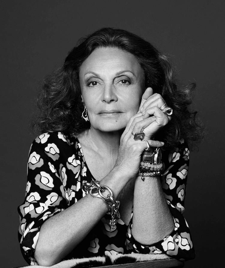 Retrato de Diane von Furstenberg