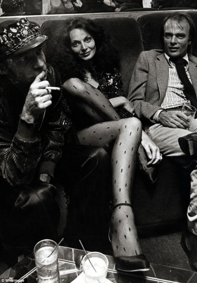 Diane von Furstenberg no Studio 54