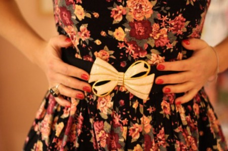 Estampa dark floral – Romantismo gótico para o Inverno 2015