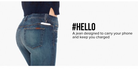 #Hello – A calça jeans que recarrega a bateria do seu celular
