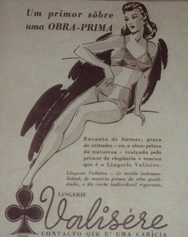 Publicidade da Valisere na Revista O Cruzeiro, de novembro de 1941.