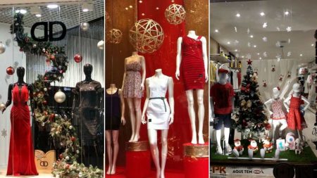 Vitrine de Natal – Ideias e dicas inspiradoras para decoração de vitrines de lojas em 40 fotos