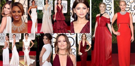 Golden Globes 2016 – Confira os vestidos de festa das famosas no red carpet