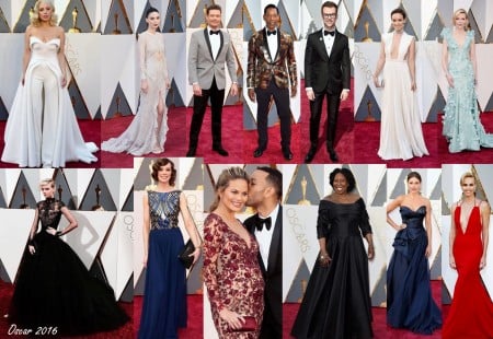 Oscar 2016 – Vestidos de festa e looks dos famosos + Lista de Vencedores