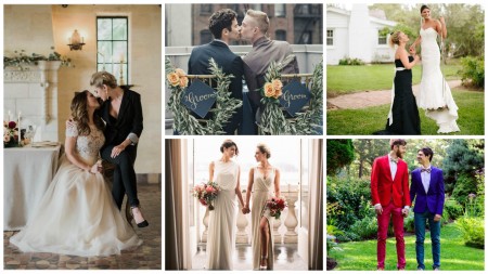 Casamento gay – Inspiração de looks para noivas e noivos