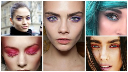 Maquiagem com rímel colorido – Charme com um toque de cor
