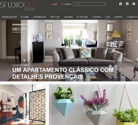 Studio Lab – Novo site vertical de ArqDecor traz referências, tendências em design, décor e experiences