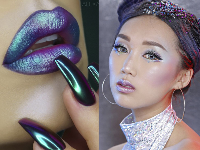 Maquiagem holográfica: passo a passo - Beleza na Web