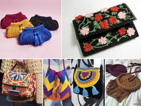 Bolsas de crochê artesanais – Modelos, gráficos e receitas