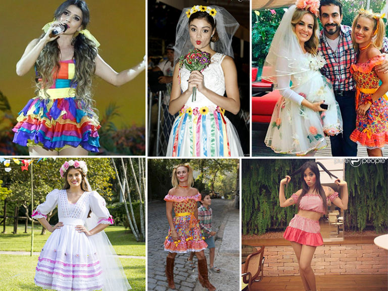 São João 2017 – Inspire-se nos vestidos das famosas para as festas juninas + looks para as noivas da quadrilha