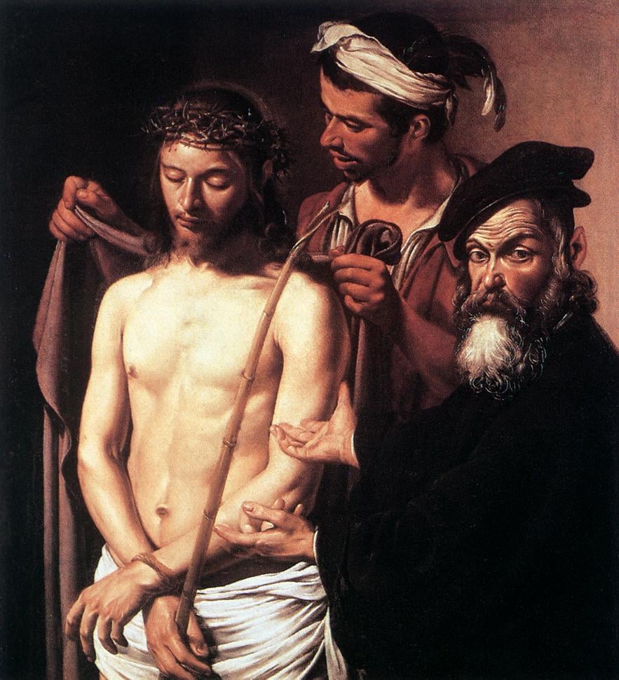 Ecce Homo, 1605. Crédito: Caravaggio.