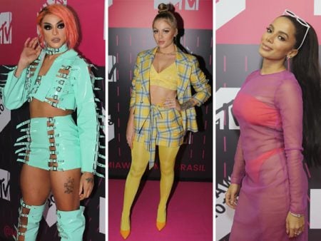 Looks MTV MIAW 2018 – As escolhas dos famosos no Pink Carpet
